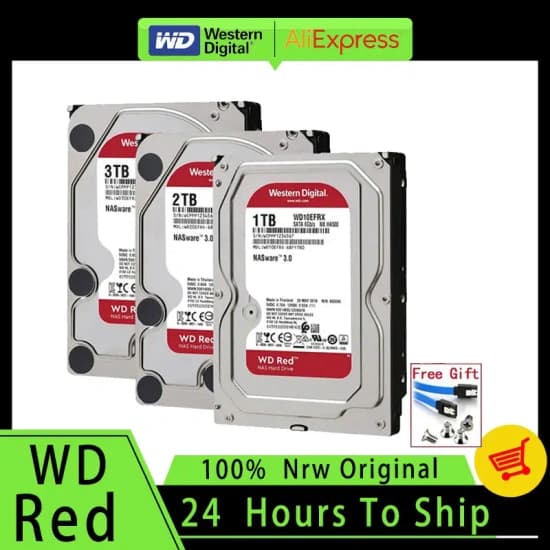 WD RED 4TB HDD 50달러