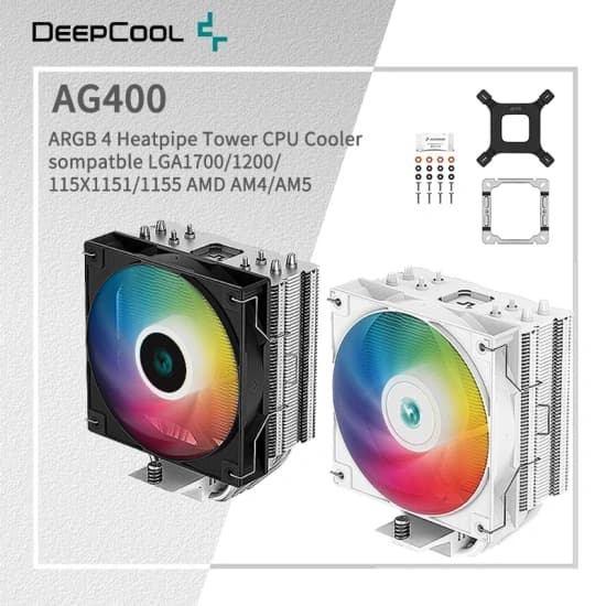 DEEPCOOL AG400 ARGB WHITE