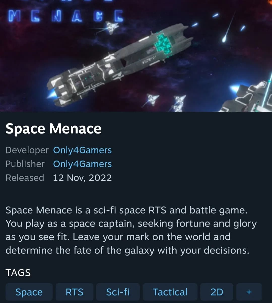 Space Menace (0원 / 무료)