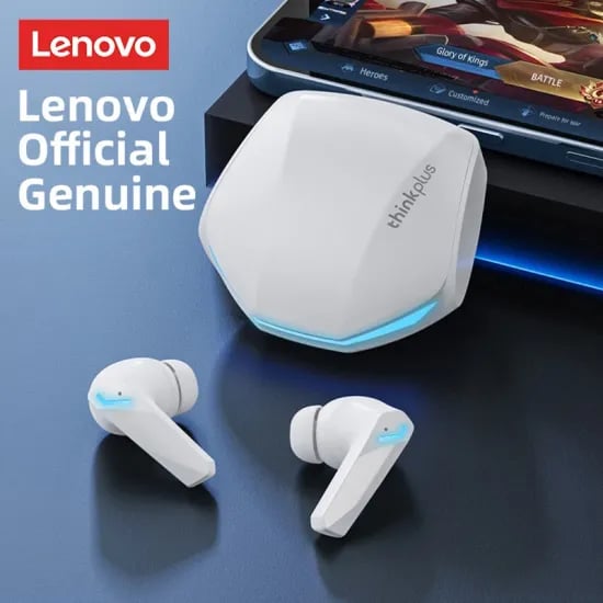 레노버 GM2 Pro TWS 무선 블루투스 V5.4 이어폰 HD 통화 저지연 헤드폰 듀얼 모드 음악 게임용 이어버드