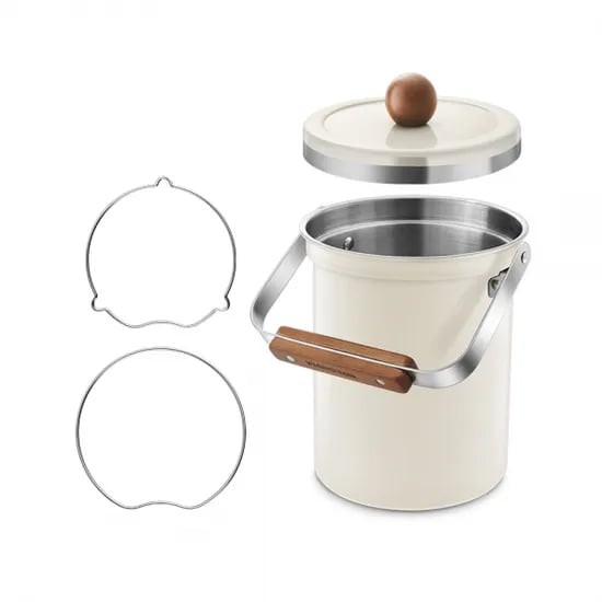 스텐 음식물쓰레기통 3L