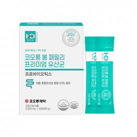 봄패밀리 프리미엄 유산균 2g 30포 1박스 단품