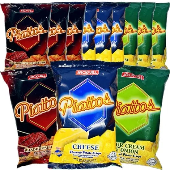 피아토스 감자칩 85g x 14봉 바베큐맛 양파사워크림맛 치즈맛 랜덤발송