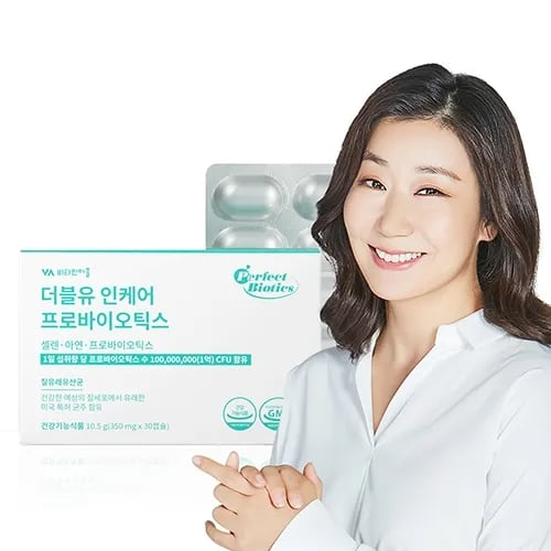 더블유 인케어 프로바이오틱스 여성 질 유래 유산균 30캡슐 3박스
