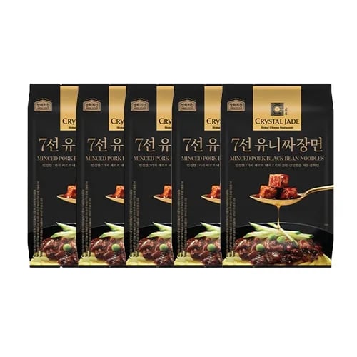 크리스탈제이드 7선 유니짜장면 920g x 5팩 45,000원