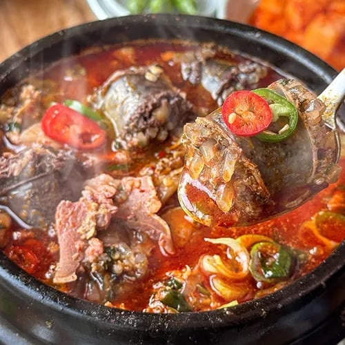 무진장 찹쌀사골순대국 얼큰 진한 2종 택1