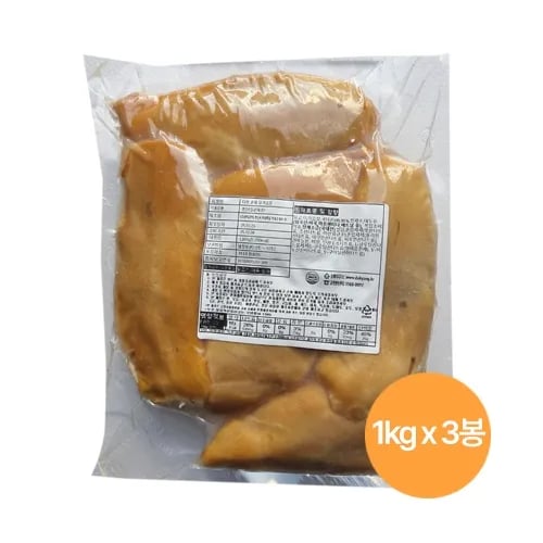 다향 훈제 닭가슴살 1kg x 3팩