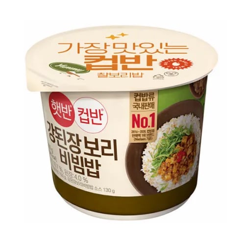CJ 햇반컵반 강된장보리비빔밥 280g 1개