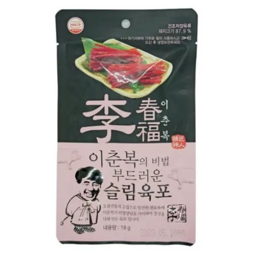 이춘복슬림육포 18g x 1개