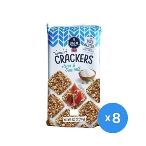 시그달 크래커 허브앤씨솔트 120g x 8봉