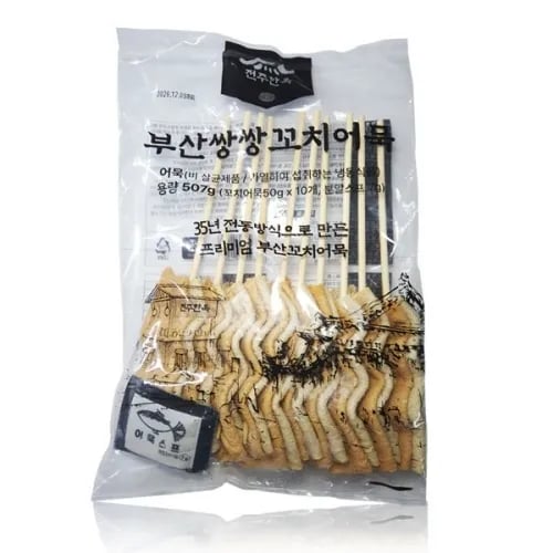 부산어묵 쌍쌍꼬치오뎅 500g x 3봉 7500원