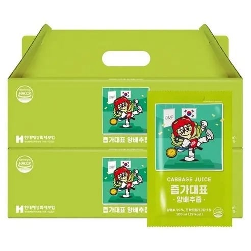 양배추즙 100ml 30포 1박스 2박스 골라담기