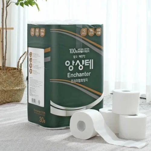 100% 천연펄프 롤화장지 30M 30롤 1팩