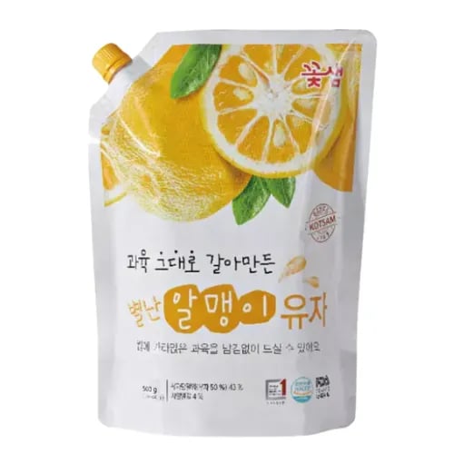 별난알맹이 유자 500g X 1개