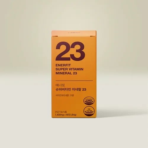 에너핏 슈퍼 비타민 미네랄 23 1400mg 60정 1박스