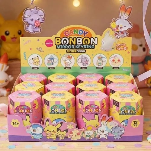 포켓몬 포켓피스 캔디봉봉 미러 키링 12EA