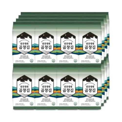 광천 곱창 도시락김 4g x 16봉(총 32봉)