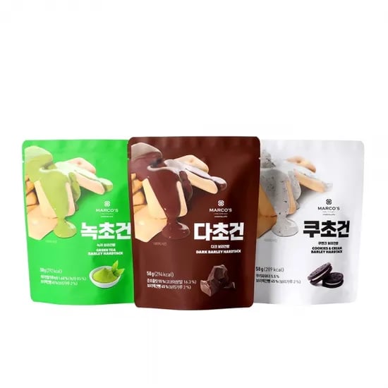 초코/쿠키/녹차 건빵 58g(10개이상) (무료배송)