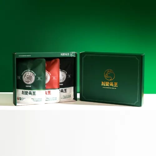 선물세트 525g 3가지맛 (오리지널 175g + 스파이시 175g + 블랙페퍼 175g) x 1박스 (무료배송)