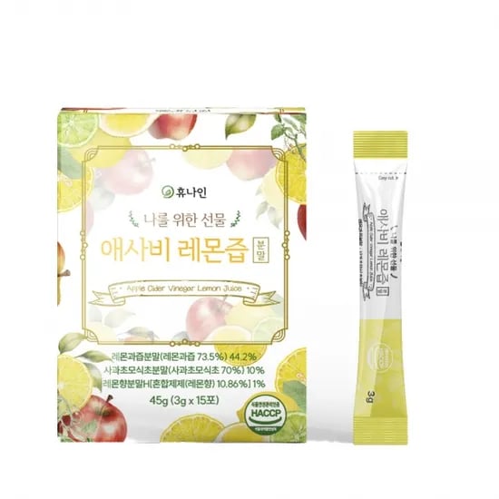 애사비 레몬즙 분말 3g x 15포 (무료배송)