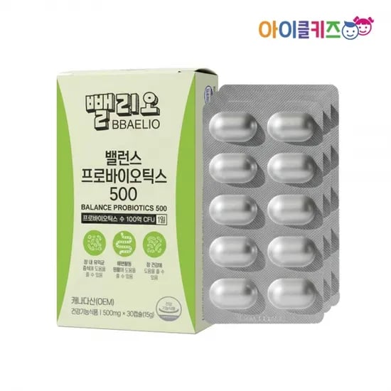 뺄리오 밸런스 프로바이오틱스 500 500mg*30캡슐