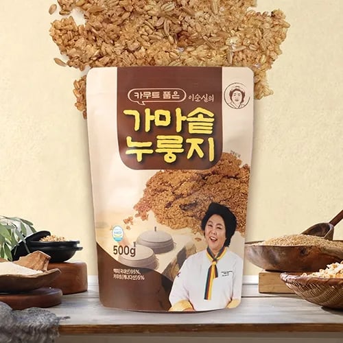 카무트 품은 이순실의 가마솥 누룽지 500g x 5개 (무료배송)
