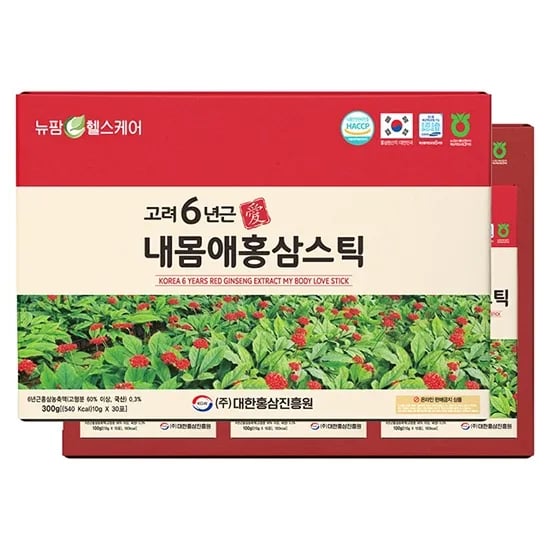고려 6년근 내몸애 홍삼스틱 10g x 30포 (무료배송)