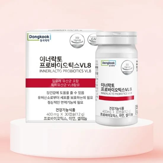 동국 이너락토 프로바이오틱스 VL8 400mg x 30캡슐 (무료배송)