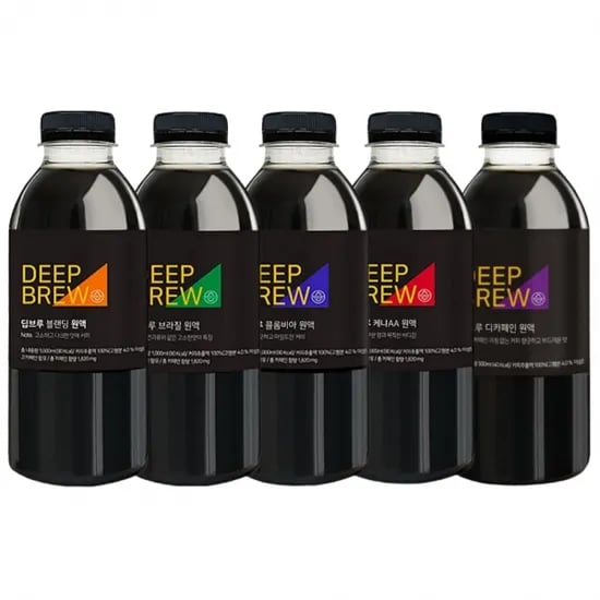 당일제조 블랜딩/브라질/콜롬비아/케냐AA/디카페인 커피원액 500ml/1L 모음 (무료배송)