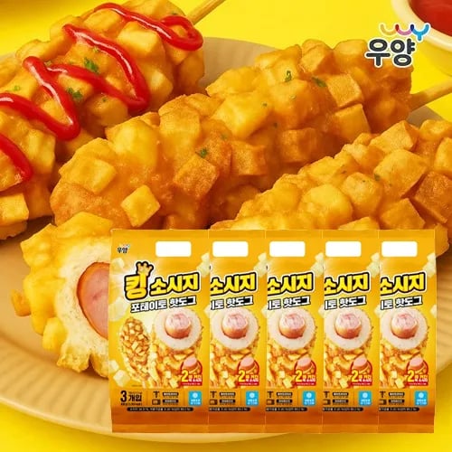 킹소세지 포테이토 핫도그 450g(3입) x 5봉 (무료배송)
