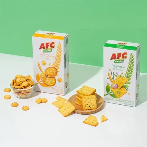 AFC 미니 치즈 크래커 & 야채 크래커 2종 골라담기 150g x 16개 (1카톤) (무료배송)
