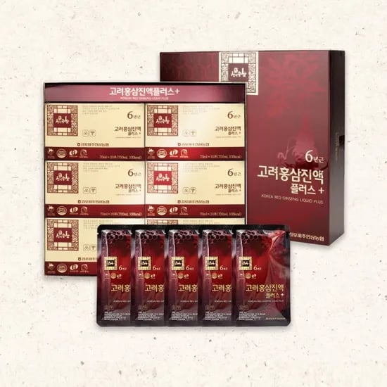 농협 6년근 고려홍삼 진액 플러스 70ml*60포 x 1박스