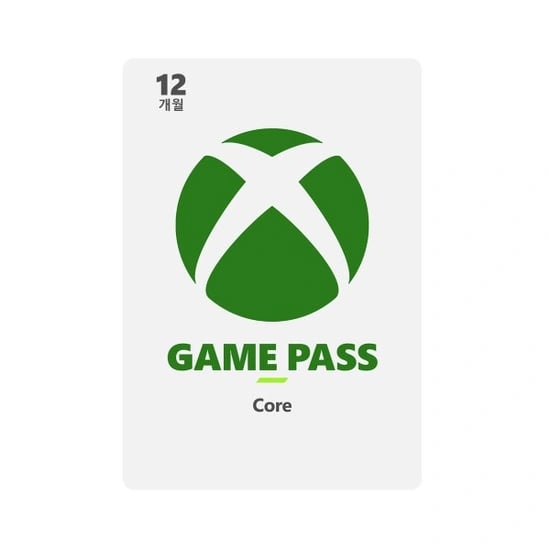 XBOX 엑스박스 게임 패스 코어 12개월 이용권 (39,970원/무료)