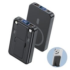아우스힐 15W 무선충전 PD22.5W QC3.0 고속충전 일체형 맥세이프 호환 보조배터리 10000mAh (24,900원/무료)