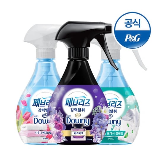 페브리즈 섬유탈취제 370ml 3입 모음 외 (10,880원/무료)