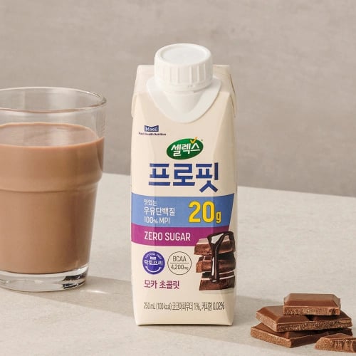 식품
            
            
            셀렉스 프로핏 밀크프로틴 드링크 모카초콜릿 250ml x 18개 (19,530원/무료)