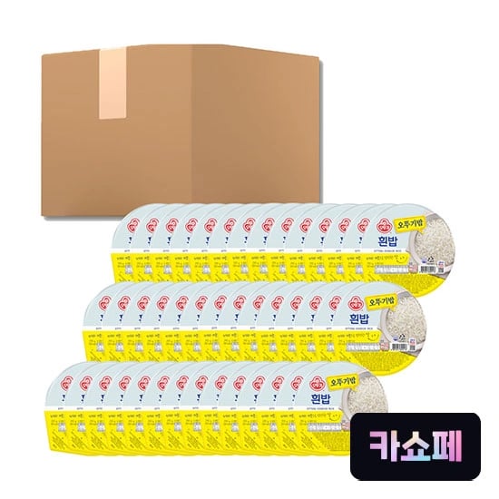오뚜기밥 210g X 42개 (27,000원/무료)