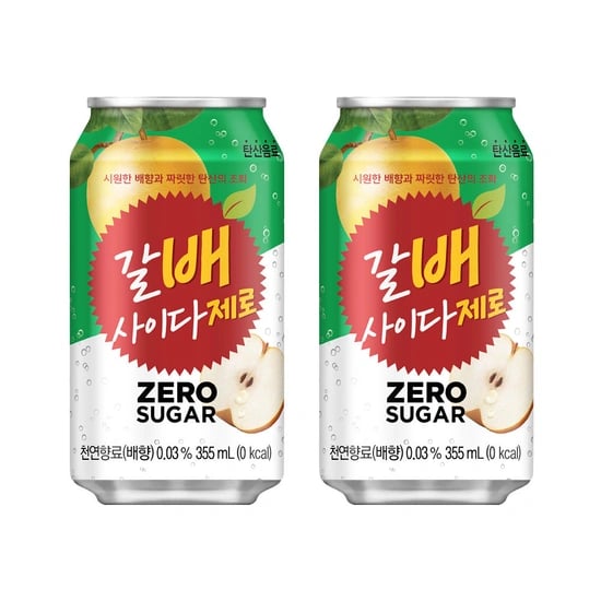 해태htb 갈배사이다제로 355ml 24개 (9,920원/무료)