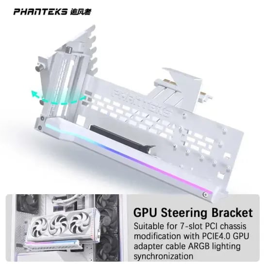 PHANTEKS GPUKT 4.0 ARGB 회전식 글카 라이저키트  (59,292원/무료)