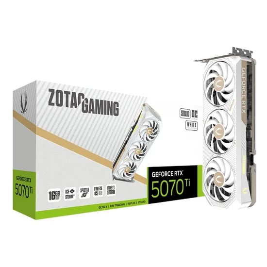 ZOTAC GAMING RTX 5070TI SOLID CORE OC WHITE 16GB (1,199,000원/무료)