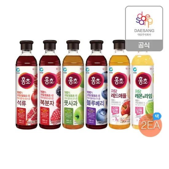 청정원 홍초 900ml 택 2 (10,338원/무료)