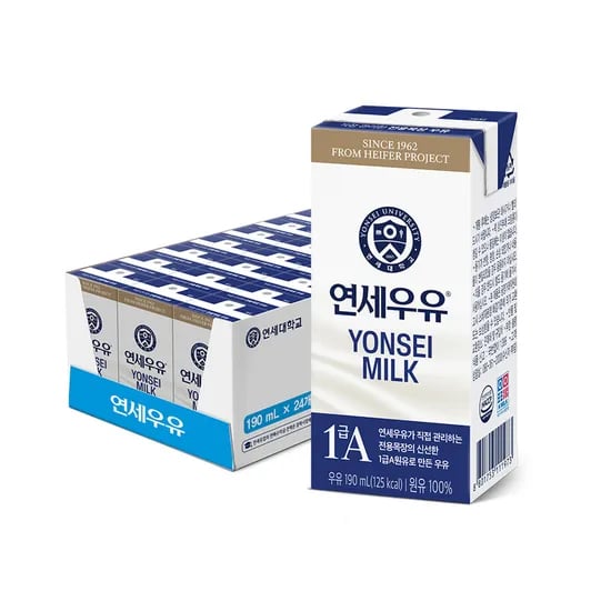 연세 멸균우유 190mlx24 (9,890원/무료)