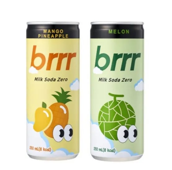 임박 부르르 밀크소다 제로 망고파인 메론 250ml X 30캔 (8,900원/무료)