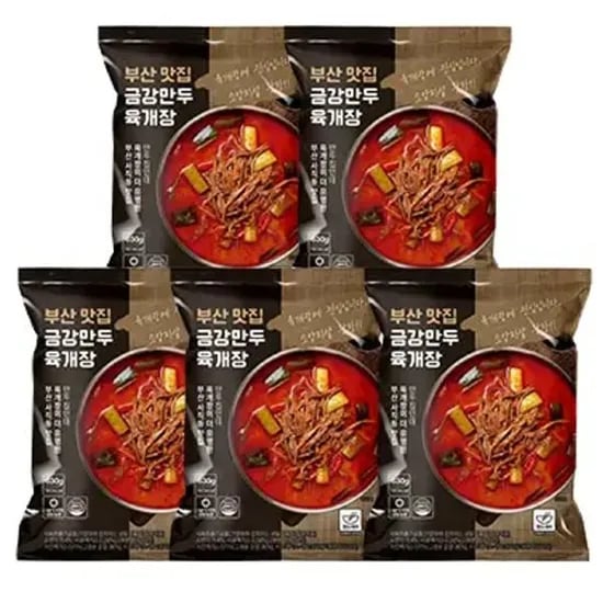 금강만두 육개장 630g 5개 (14,600원/무료)