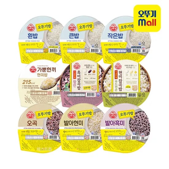 오뚜기밥 흰밥 200g 36개 (21,350원/무료)