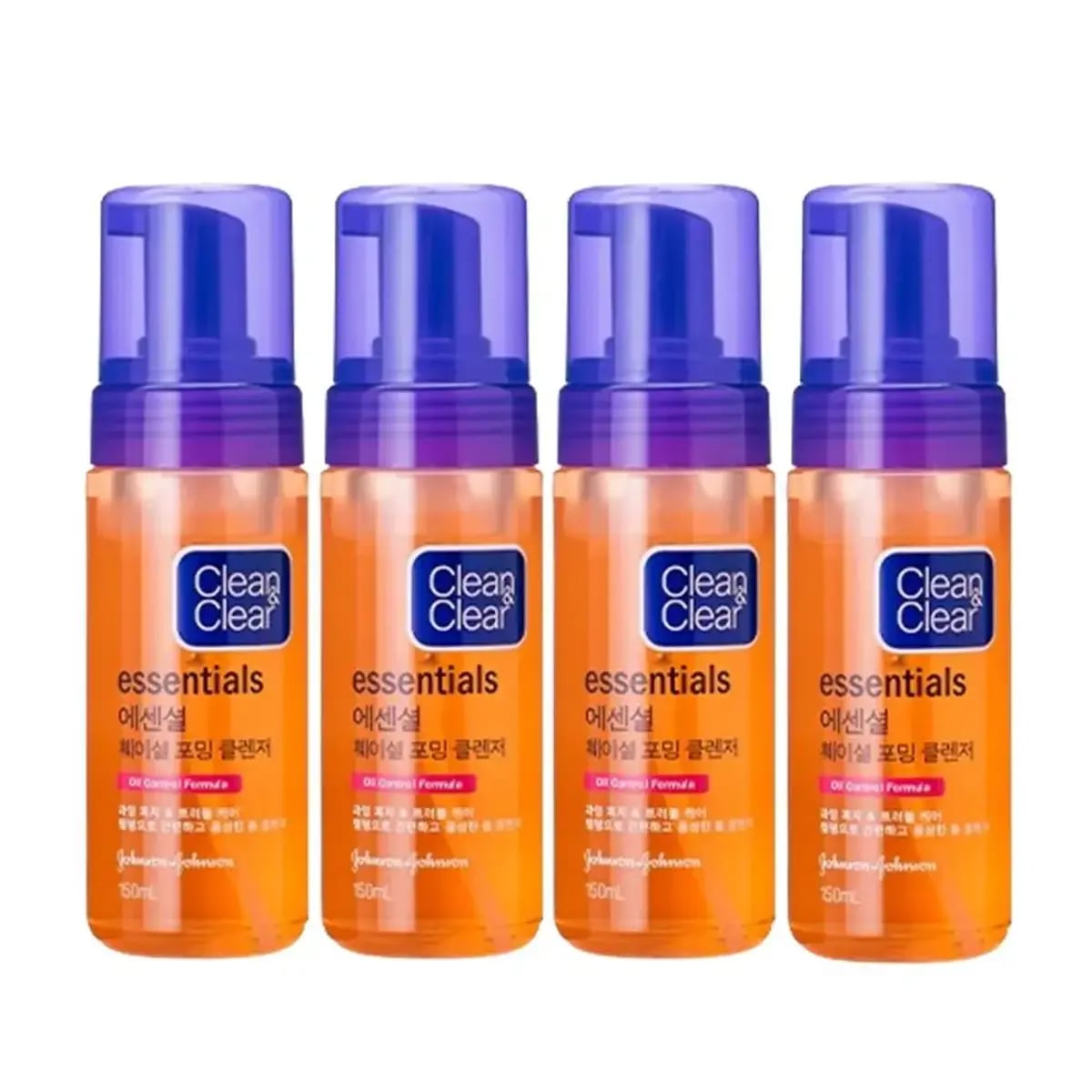 클린앤클리어 에센셜 훼이셜 클렌저 150ml 4개