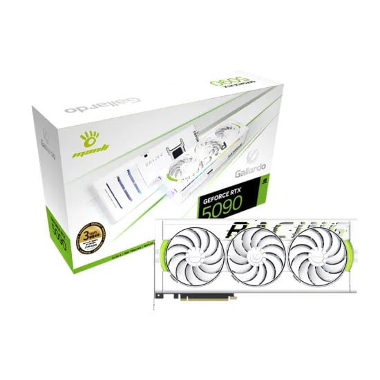 MANLI 지포스 RTX 5090 Gallardo OC D7 32GB White