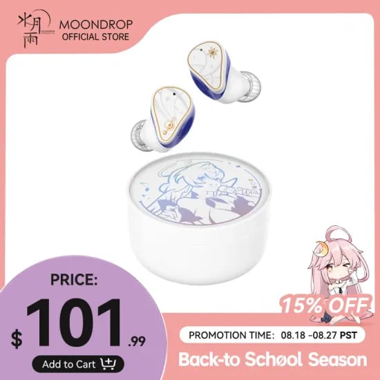 수월우x붕괴스타레일 블루투스 이어폰 로빈