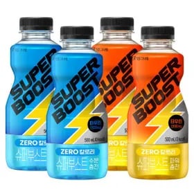 슈퍼부스트 2종 파워충전 수분충전 500ml 24펫