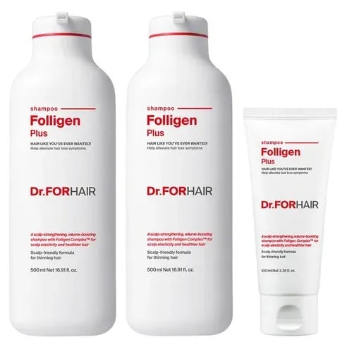 닥터포헤어 폴리젠 플러스 탈모 완화 샴푸 500ml x 2개 + 100ml